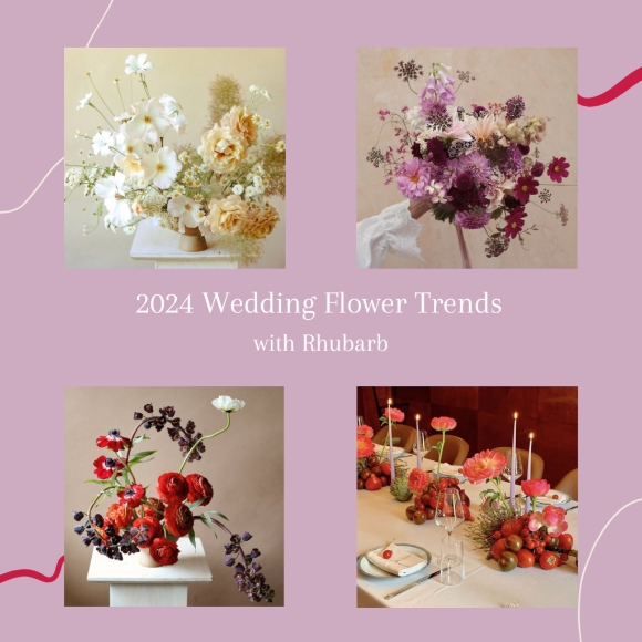 2024 Wedding Flower Trends with Rhubarb