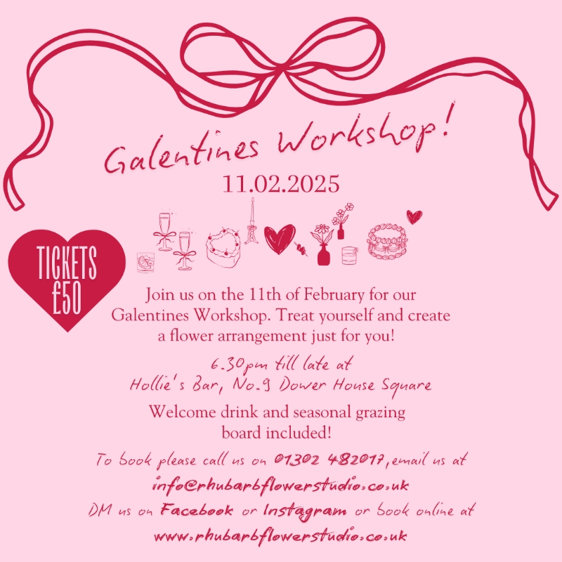 Galentines Workshop with Rhubarb