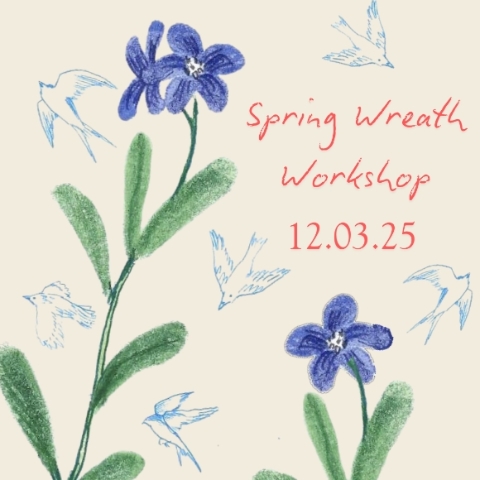 Spring Wreath Workshop with Rhubarb