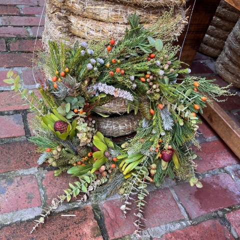 Christmas Wreath Workshop with Rhubarb 12.12.24