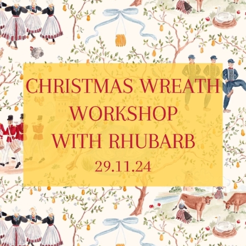 Christmas Wreath Workshop with Rhubarb 29.11.24