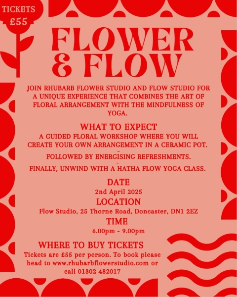 Flower and Flow Workshop with Rhubarb and Flow Studio